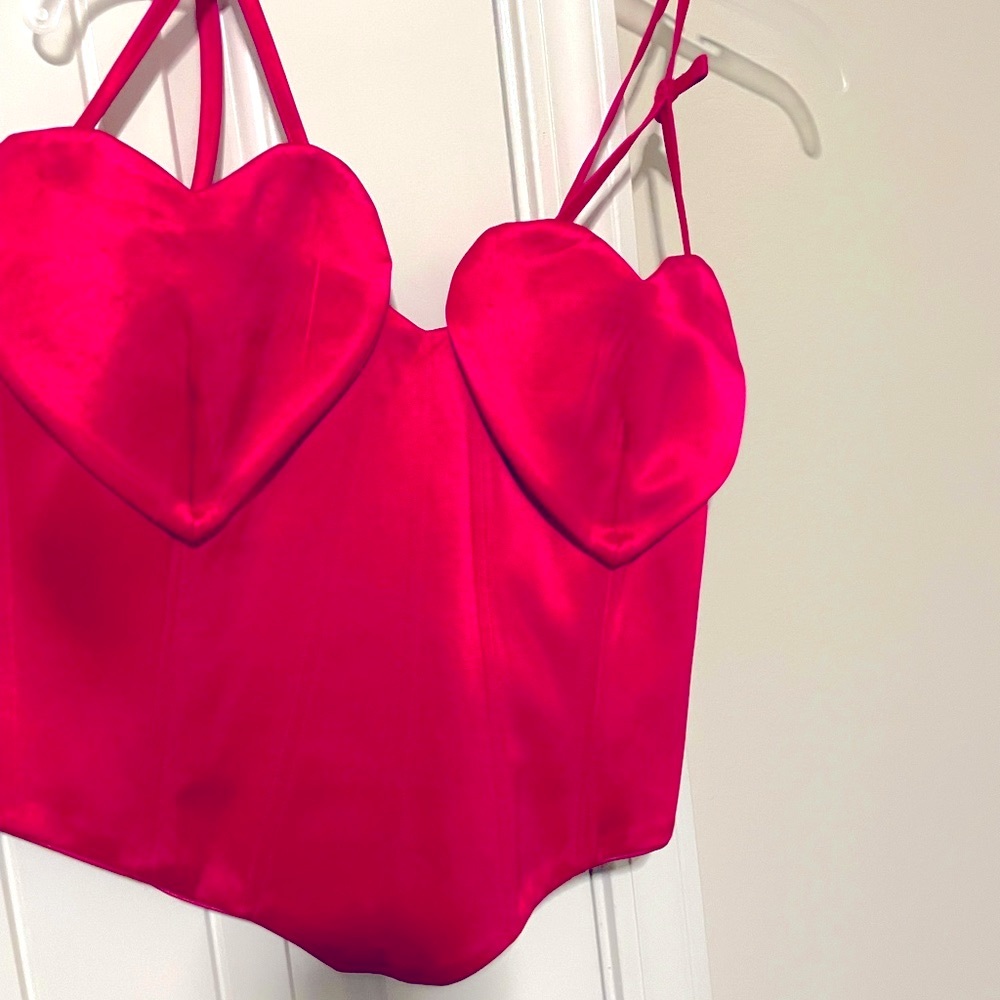 Hot Pink Heart Tank